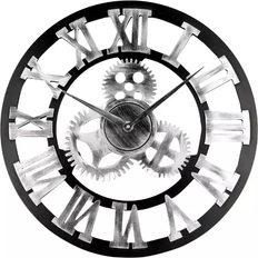 extra large numerals skeleton big Wall Clock 60cm