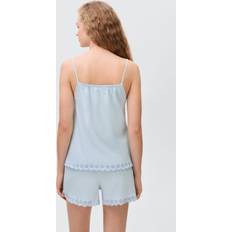 XS Night Garments Mango Embroidered Pyjama Pack - Blue