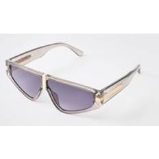boohooMAN Mens Brown Side Detail Visor Sunglasses