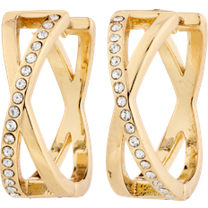 Pilgrim Guldpläterad Örhängen Pilgrim Kira Earrings Goldplated Dam - Guld
