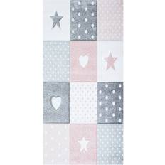 KM Carpets Atlas Gulvtæppe Star Rosa 80x150 80x150cm