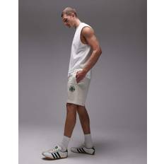 Lacoste Jersey Byxor & Shorts Lacoste Vita Shorts I Jersey Med Tennisemblem - Vit/A