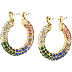 ANNEBRAUNER Big Sparkling Party Multicolor Earrings