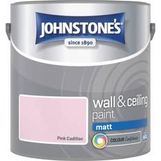 Johnstone's 2.5 Litre, Vinyl Interior Emulsion Wall Paint Pink Cadillac 2.5L