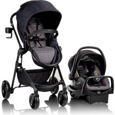 Evenflo Pivot Modular Travel System with LiteMax Infant Car Seat Casual Gray (Travel system)