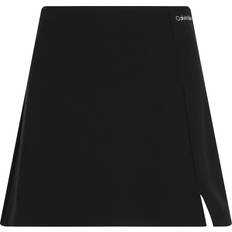 Calvin Klein Dame Nederdele Calvin Klein Milano Jersey A-line Mini Skirt - Black