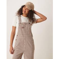 Dickies Jumpsuits & Overalls Dickies Klassiska Hängselbyxor I Denim - Brunrandiga