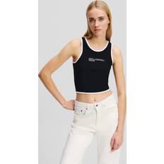 Karl Lagerfeld Toppe Karl Lagerfeld Jeans Overdel - Sort/Hvid