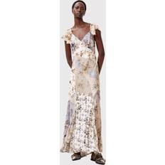 AllSaints Clothing AllSaints Lala Printed Maxi Dress - Brown
