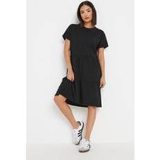 PixieGirl Petite Tiered Smock Dress - Black