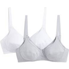 Pack of 2 Nursing Bras in Cotton 32C