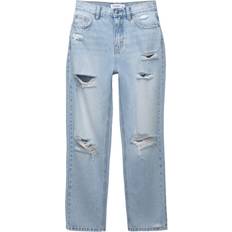 Pull&Bear Dame Jeans Pull&Bear Jeans - Blue Denim
