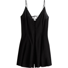 H&M A-Facon Kjole Med Smalle Stropper - Sort
