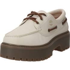 Dame - Hvid Lave sko Timberland Snøresko - Brun