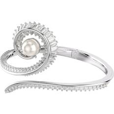 Crystal Bracelets Swarovski Ariana Grande Bangle With Rhodium Plate - White