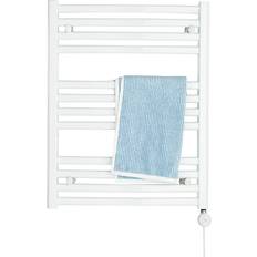 Hafa Handdukstork Ellips 770 x 450 Med Elpatron Vit Vit