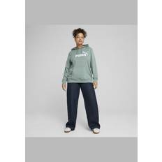 Puma Gröna Tröjor Puma Women's ESS No. 1 Logo Hoodie - Green