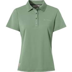 Green - Women Polo Shirts Vaude Essential Short Sleeve Polo - Green