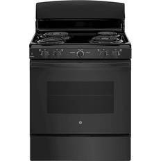Ceramic Ranges GE 5.0 Cu Ft Freestanding Electric Range Black