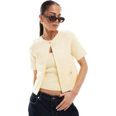 Yellow Cardigans New Look Co-Ord Top Button Cardigan - Yellow