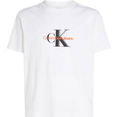 Calvin Klein Jeans Large Logo T-shirt - White/Red