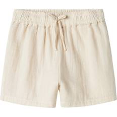 Beige - Piger Bukser Name It Jasmin Shorts Noos 140 - Creme