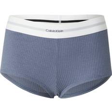 Calvin Klein Blåa Trosor Calvin Klein Hipster Panty - Cotton Modal Rib - Blue
