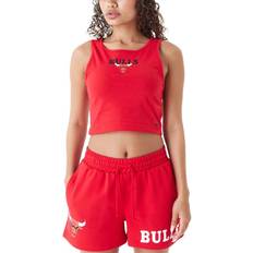 New Era Tank Tops New Era Ladies Crop Tank Top Chicago Bulls - Rot