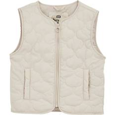 Beige Polstrede veste Børnetøj We Fashion Vest - Sand