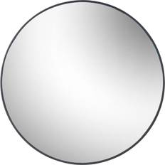 Harbour Housewares Accent Black 80cm H x 80cm W Wall Mirror