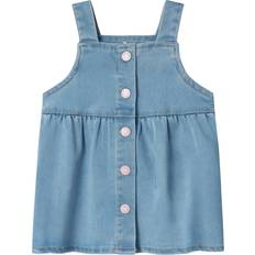Återvunna material Klänningar Name It Klänning - NbfEllen - Light Blue Denim