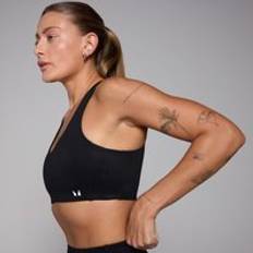 Women's Active Cross Back Adjustable Bra - Black