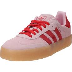adidas Womens Sambae Trainers Bliss Pink Red Gum, 5