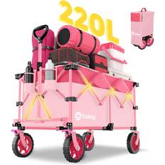 Sekey 220L Collapsible Foldable Wagon with 330lbs Weight Capacity