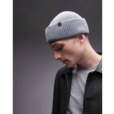 AllSaints Accessories AllSaints Merino Beanie Hat - Grey