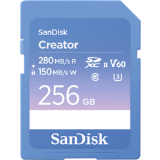 SDXC Memory Cards & USB Flash Drives SanDisk Creator 256 GB SDXC UHS-II Class 10