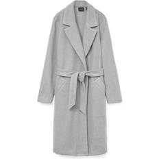 Vero Moda Ull Ytterkläder Vero Moda Övergångskappa VMFORTUNEAYA - Light Grey Melange