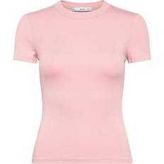 Mango Dam T-shirts Mango Short-Sleeved Fitted T-Shirt - Ljusrosa