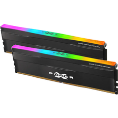 Silicon Power Zenith DDR5 RGB Gaming UDIMM, 32 GB, 2 x 16 GB, DDR5, 6000 MHz, 288-pin DIMM, Sort