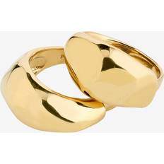 Pilgrim Ringar Pilgrim Dune Rings 2 i Ett Set - Guld