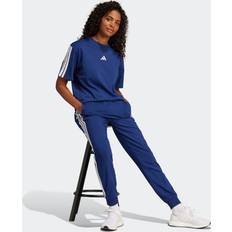 adidas Essentials 3-Stripes Jogger Pants - Dark Blue/White