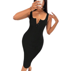 Shein Einfaches Damen Cami Kleid in Einfarbig für den täglichen Gebrauch