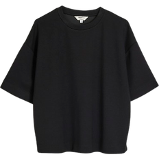 River Island Stilren T-shirt Med Boxig Passform - Svart