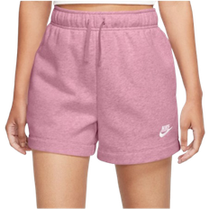 Nike Sportswear Club Fleece Mid-Rise Shorts - Pink