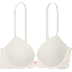 Victoria's Secret Smooth & Lace Push-Up Bra - White/Ivory Women's
