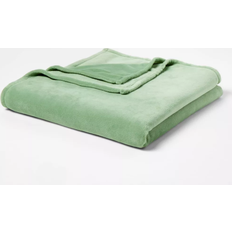 Room Essentials Twin XL Plush Blanket Sage Green Blankets Green (233.7x167.6cm)