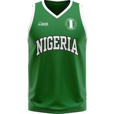 Airo Sportswear Nigeria Home Concept Basketball Shirt Men's White Polyester