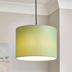 Dunelm Ava Drum Lamp Yew Shade ∅ 28cm