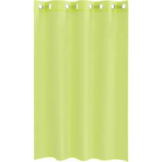 vidaXL Voile Gardiner Med Genomföringar 2 St Äppelgrön 140x140 cm 140x140cm