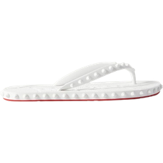 Christian Louboutin Women Slippers & Sandals Christian Louboutin Super Loubi Flip - Bianco